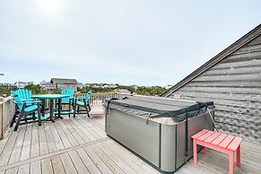 Rooftop Deck & Hot Tub: Outer Banks Family Getaway