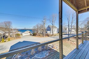 Deck w/ Water Views: Quiet East Boothbay Retreat!