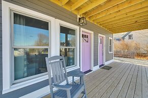 Deck w/ Water Views: Quiet East Boothbay Retreat!