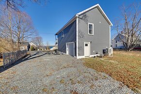Deck w/ Water Views: Quiet East Boothbay Retreat!