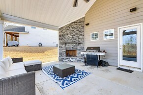Patio w/ Fireplace: Spacious Sharpsburg Home!