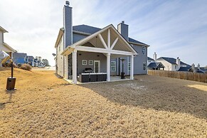 Patio w/ Fireplace: Spacious Sharpsburg Home!