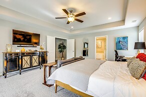 Patio w/ Fireplace: Spacious Sharpsburg Home!