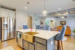 Patio w/ Fireplace: Spacious Sharpsburg Home!