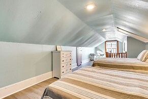 Beachfront Home 1 Mi to Lighthouse on Oak Island