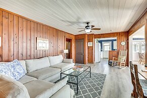 Beachfront Home 1 Mi to Lighthouse on Oak Island