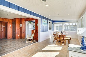 Beachfront Home 1 Mi to Lighthouse on Oak Island