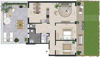 Apt VM - Havenweg 8-34 S-annala Oostr