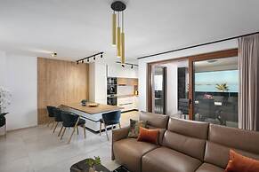 Infinity Blue and Golden Sky