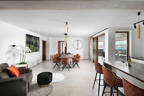 Infinity Blue and Golden Sky