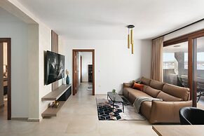 Infinity Blue and Golden Sky