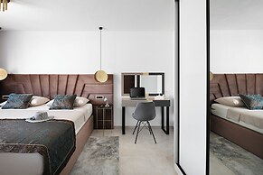 Infinity Blue and Golden Sky