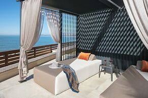 Infinity Blue and Golden Sky