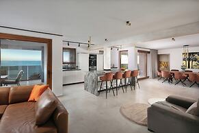 Infinity Blue and Golden Sky