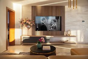 Infinity Blue and Golden Sky