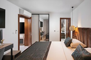 Infinity Blue and Golden Sky