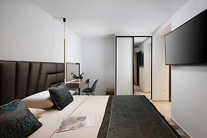 Infinity Blue and Golden Sky