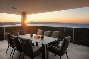 Infinity Blue and Golden Sky