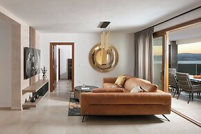 Infinity Blue and Golden Sky