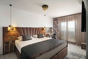 Infinity Blue and Golden Sky