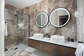 Infinity Blue and Golden Sky