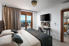 Infinity Blue and Golden Sky