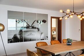 Infinity Blue and Golden Sky