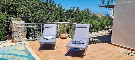 Plaka-sleeps4-parking-pool-hottub-seaviews