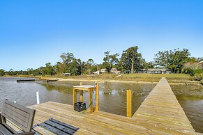 Private Patio & Hot Tub: Bayside Home in Pace!