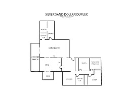 Silver Sand Dollar 3 Bedroom Duplex