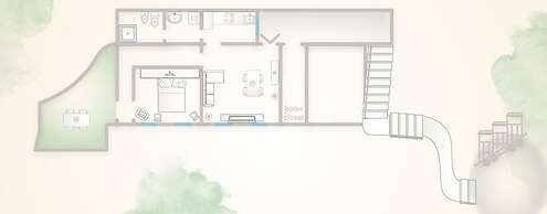 Front Lake Apartment With Private Funicular