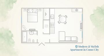 Modern & Stylish Apartment in Como City