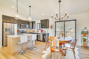 Deck w/ Forest Views: Modern Home in Rochester!