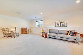 Deck w/ Forest Views: Modern Home in Rochester!
