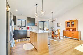 Deck w/ Forest Views: Modern Home in Rochester!