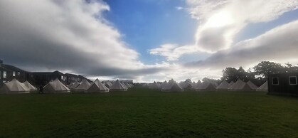 Nine Yards Bell Tents at the TT- Douglas