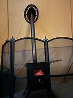 Cozy Hot Tent With Log Burner & Hot Tub Left Tent