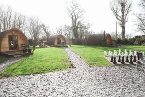 Cozy Hot Tent With Log Burner & Hot Tub Left Tent