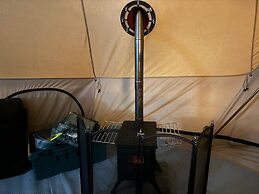 Cozy Hot Tent With Log Burner & Hot Tub Left Tent