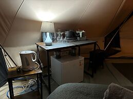 Cozy Hot Tent With Log Burner & Hot Tub Left Tent