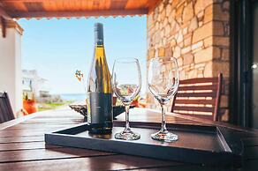 Beachfront Stone House - Samos Seaview Retreat