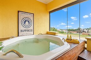 Jacuzzi Privativa com AC em Maresias
