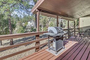 1 Mi to Downtown Ruidoso: Peaceful Forested Cabin!