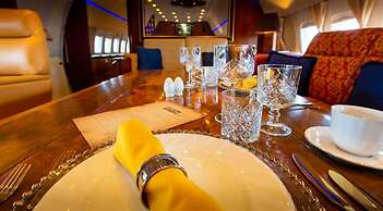 Boeing Airliner Private Jet With hot tub and Sauna