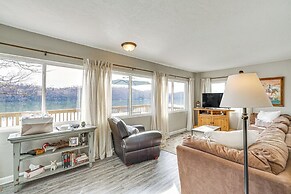 Private Dock & Decks: Lakefront Retreat in Stover!