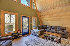 Wytheville A-frame Cabin w/ Wraparound Deck