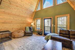 Wytheville A-frame Cabin w/ Wraparound Deck