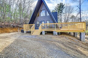 Wytheville A-frame Cabin w/ Wraparound Deck