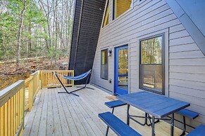 Wytheville A-frame Cabin w/ Wraparound Deck