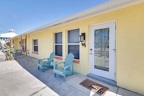 1 Block to Beach: Gulf Coast Escape w/ Patio!